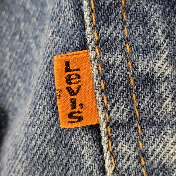 Vintage LEVIS 517 Bootcut Jeans 32x31 Western Denim Fraying - Picture 9 of 16